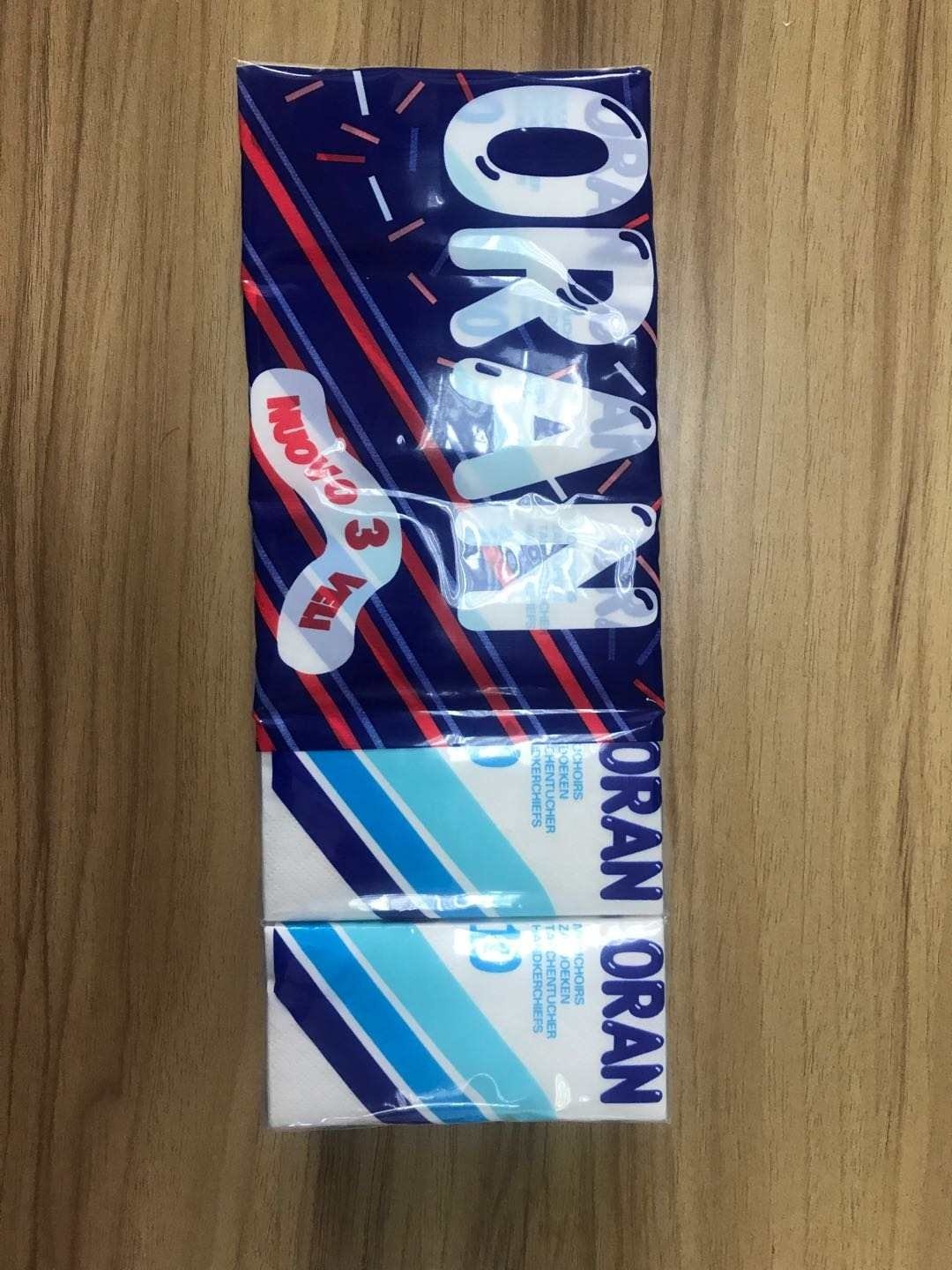 Promotional Customized Double Ply Pocket Pack Facial Tissue Soft Handkerchief Paper Custom Virgin Pulp Handkerchief Paper