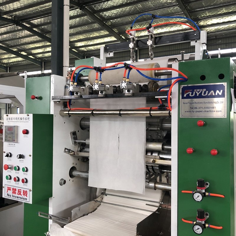 Automatic 3 line facial tissue making machine/V-fold facial tissue folding machine