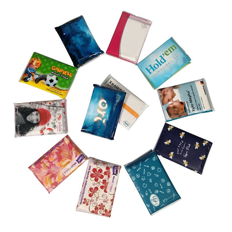 Mini Handkerchief Pocket Tissue Small Pack Facial Tissue Pocket Handkerchief Food Safe Tissue Paper