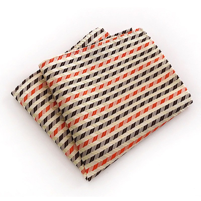 Custom Mens Jacquard Handkerchief Cotton Ladies White Wedding Handkerchief Kids Pocket Square Handkerchiefs