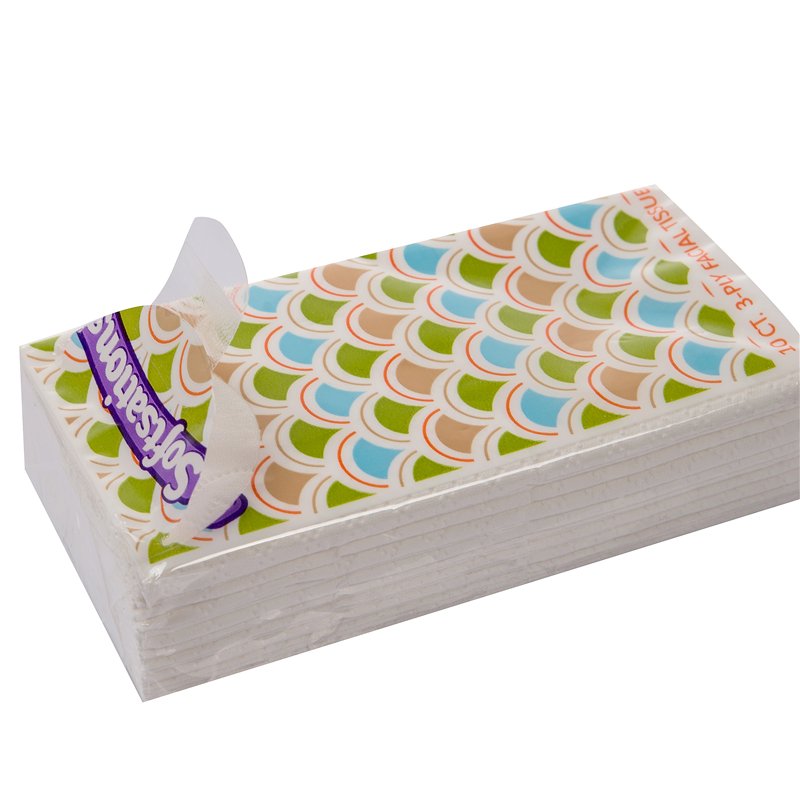 100% virgin pulp Customized soft square shape paper mini pocket facial tissue for daily use handkerchief pocket tissue