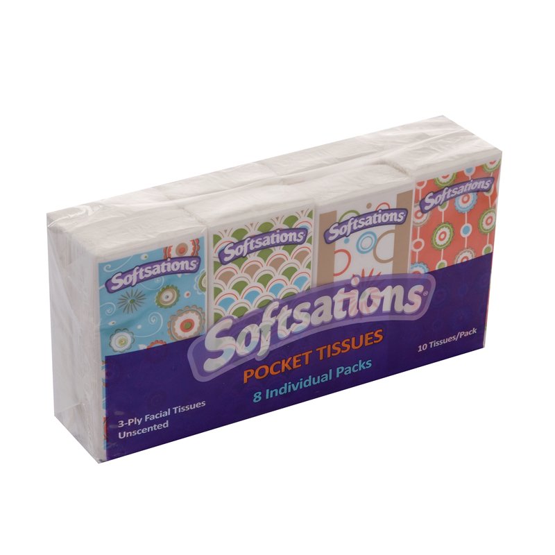 100% virgin pulp Customized soft square shape paper mini pocket facial tissue for daily use handkerchief pocket tissue