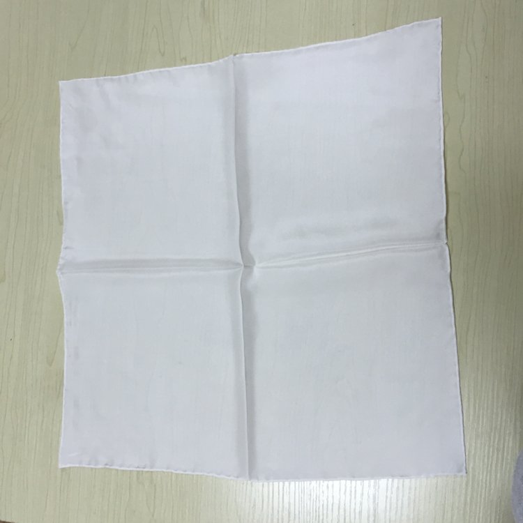 Wholesale 100% Silk Handkerchief Scarf White Silk Bandana Blank Silk Scarves