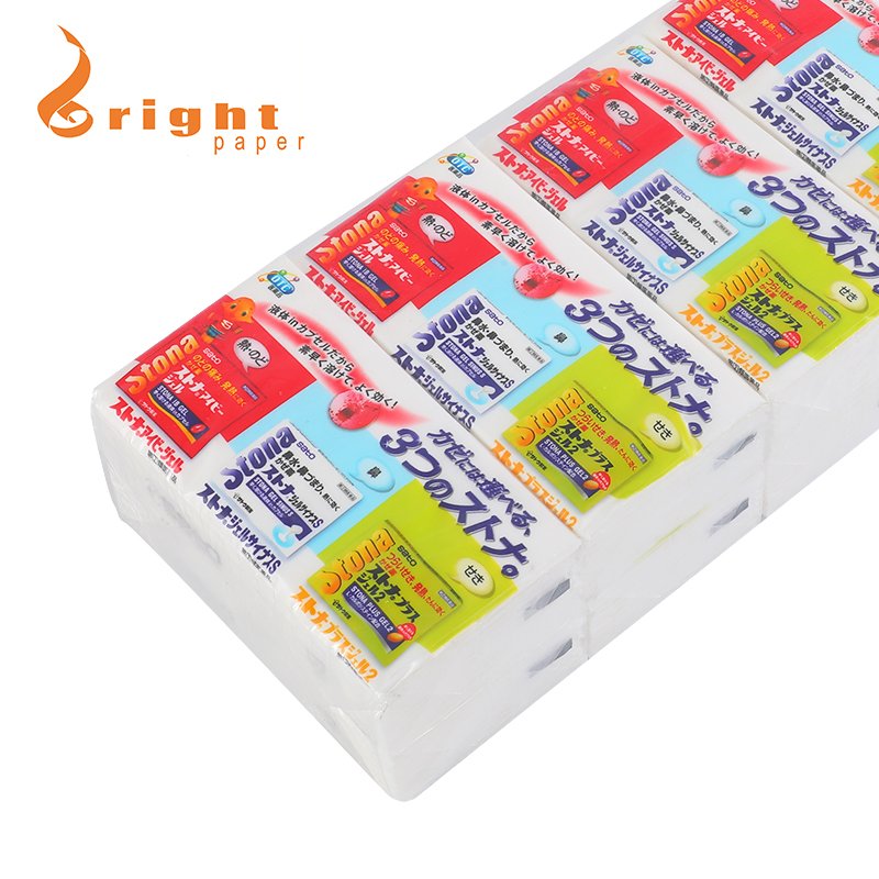 New Hot Products Customized Standard Bulk Facial Handkerchief Pocket Tissue Paper Mini Pocket Tissue Pack