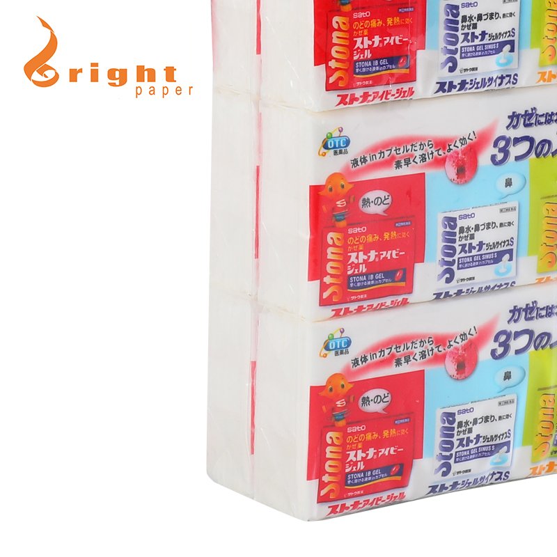 New Hot Products Customized Standard Bulk Facial Handkerchief Pocket Tissue Paper Mini Pocket Tissue Pack