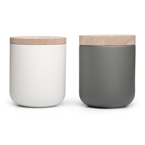 Free Sample Home Hotel Cylinder Nordic Empty Candle Vessels Container White Black Matte Candle Jar With Lid