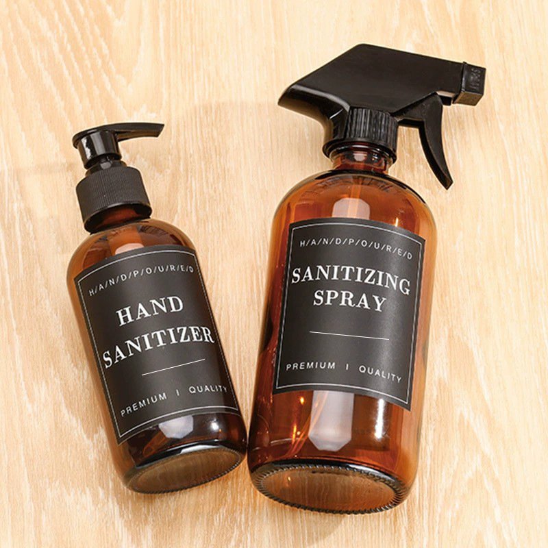 Manufacture Custom Waterproof Self Adhesive Shampoo Hair Oil Hand Sanitizer Label Sticker