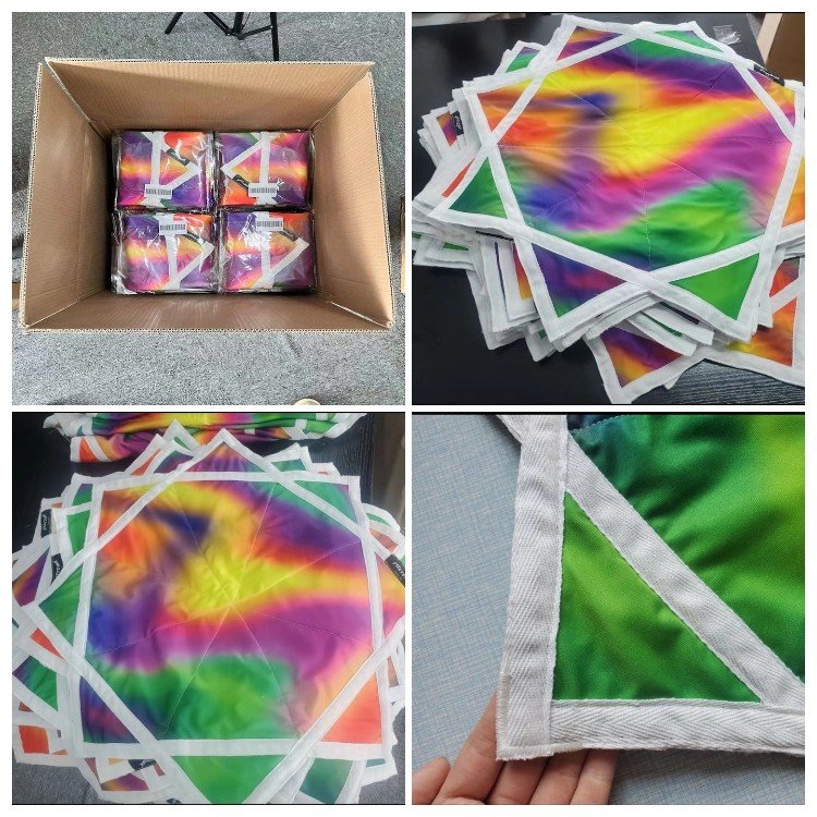 Factory Israel Dapostar Spinning Cloth 18'' Handcrafted Product Customized Handkerchief For Fun