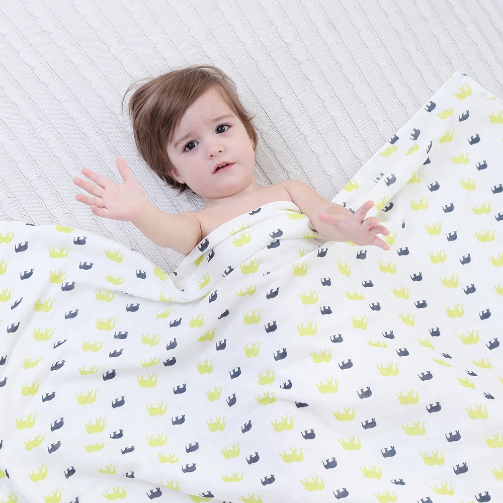 Western Fashion Custom Print Cow Cactus Sunflower Flower Cowboy Infant Baby Cradle Bubble Quilt Blankets
