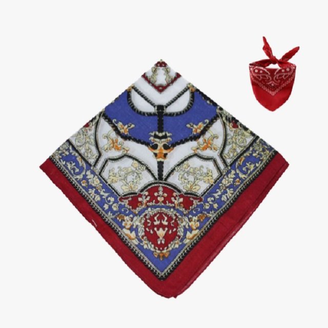 Custom Digital Printed Logo Multifunctional Headwear Ethereal Seamless Neck Gaiter Face Covering Polyester Ethnic Cotton Chiffon