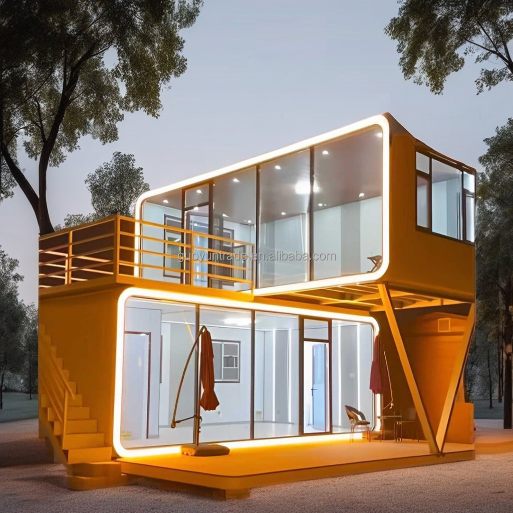 Modern Portable Mobile Capsule House Prefabricated Apple Cabin Villa Steel Material for Camping Hotels Home Use