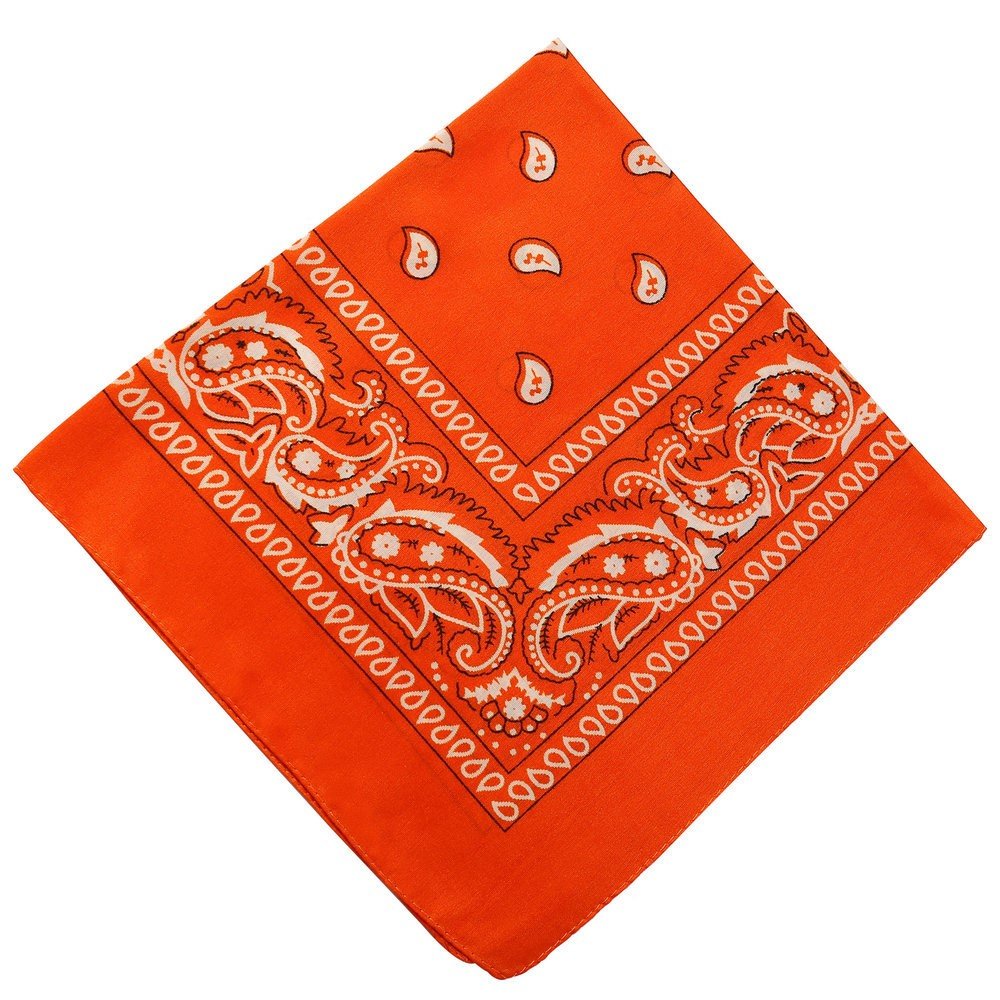 Handkerchiefs for Unisex Women Men Boy Girls 100% Cotton Paisley bandanas