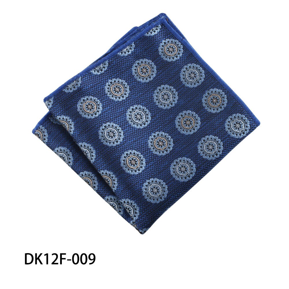 Vintage Men's Clothing Accessories Suit Squares Paisley Polyester Jacquard Handkerchiefs Pocket Squares