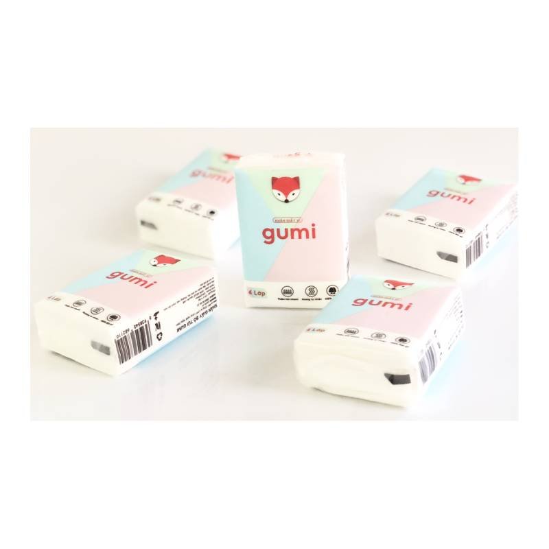 MINI POCKET TISSUE MINI HANDKERCHIEF MINI SOFT FACIAL TISSUE POCKET HANDKERCHIEF