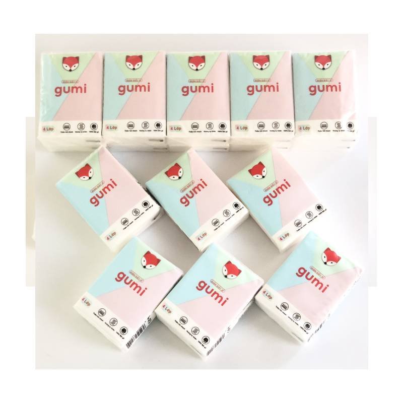 MINI POCKET TISSUE MINI HANDKERCHIEF MINI SOFT FACIAL TISSUE POCKET HANDKERCHIEF