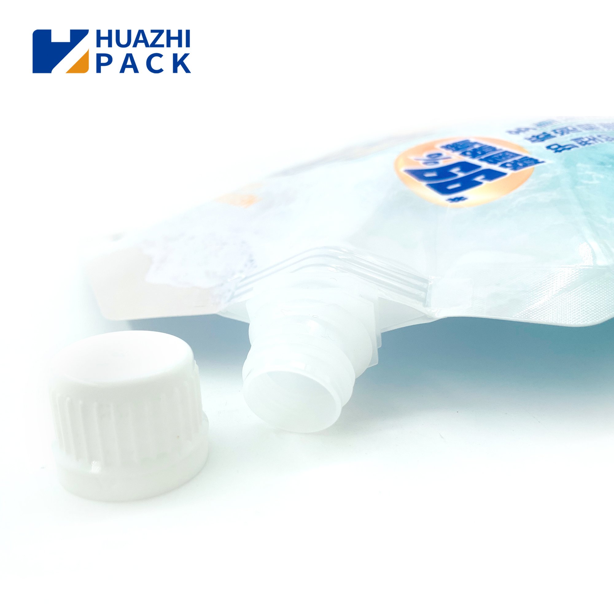 Custom large capacity Laundry Detergent Liquid Clothes Cleaning Liquid Soap Packaging Bag Laminated Plastic Stand Up Spout Pouch