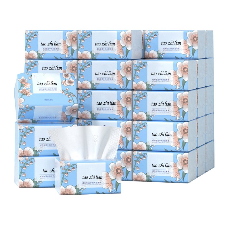 Factory Custom Handkerchief Soft Skin Office Hotel Home Daily Using Napkin Tissue Paper Free Sample