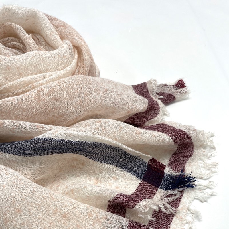Hot selling dot printed women two colors stripe winter scarf pashmina wool khimar hijab musulman knitted shawl for muslim ladies