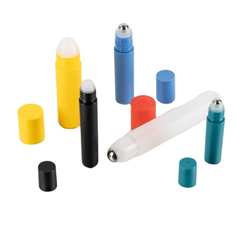 Wholesale 20ml plastic roll on bottle with steel roller ball luxury roll on perfume roll on bottle