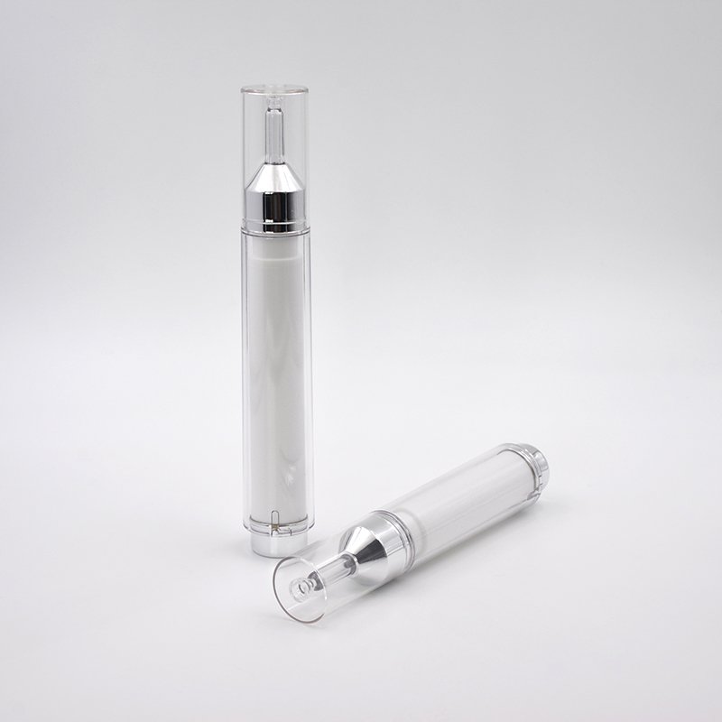 10ml mini Cosmetic Eye serum Cream Injection Tube Syringe Shaped Airless Bottle