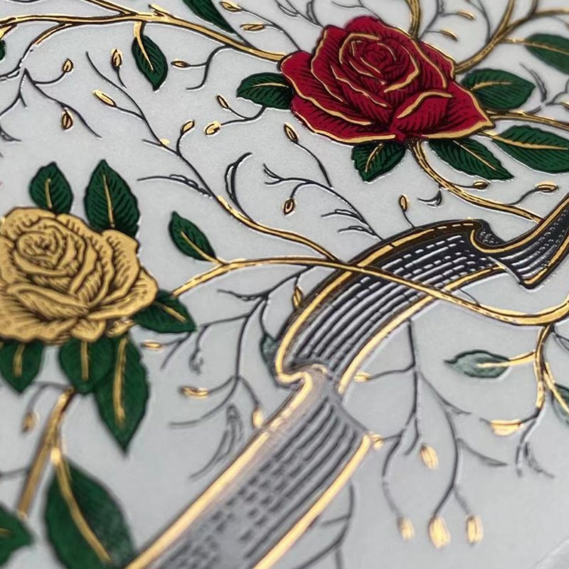 Custom logo gold stamping transparent vinyl Waterproof Adhesive label sticker for Cosmetic care product packaging