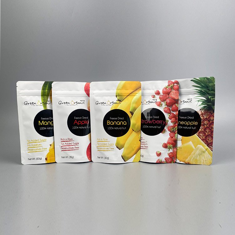 Food Packaging Zip Seal Stand Up Pouches Matte Snack Sweets Recyclable Candy Bags with Customize Printing