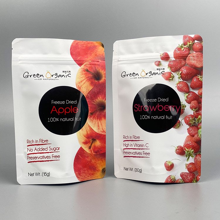 Food Packaging Zip Seal Stand Up Pouches Matte Snack Sweets Recyclable Candy Bags with Customize Printing