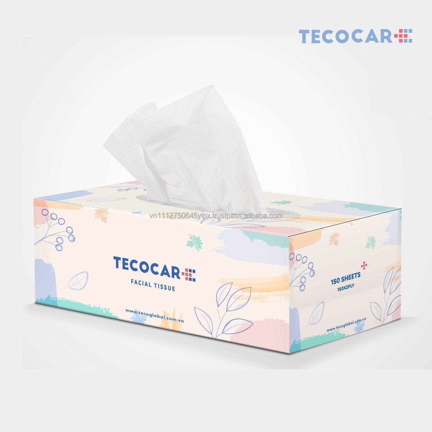 Tecocare Compact and Convenient 2-Ply Paper Towels 180 Sheets Box Tissue Style for Home Use Ready for Export