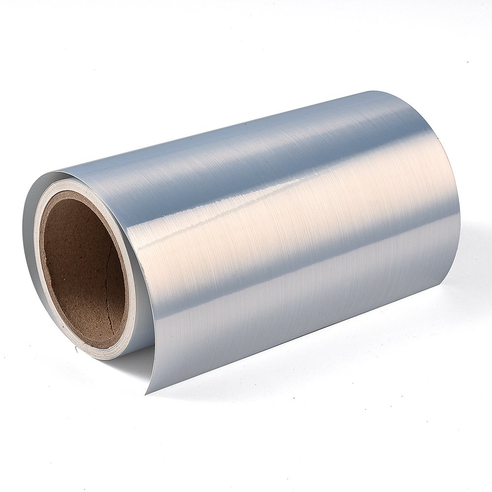 wholesale inkjet laserjet self adhesive brushed silver printing label