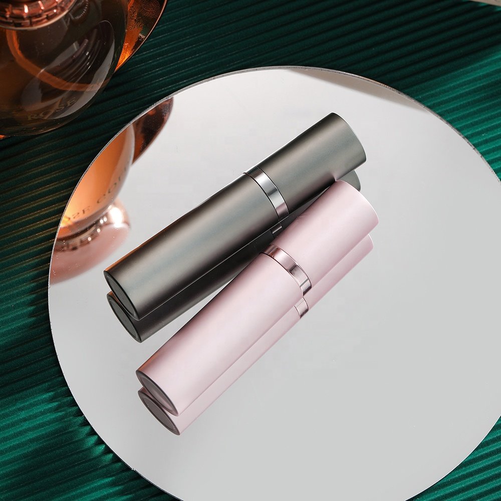 factory outlet circular type aluminum travel empty mini refillable atomizer 5ml, 8ml portable perfume bottle spray bottle