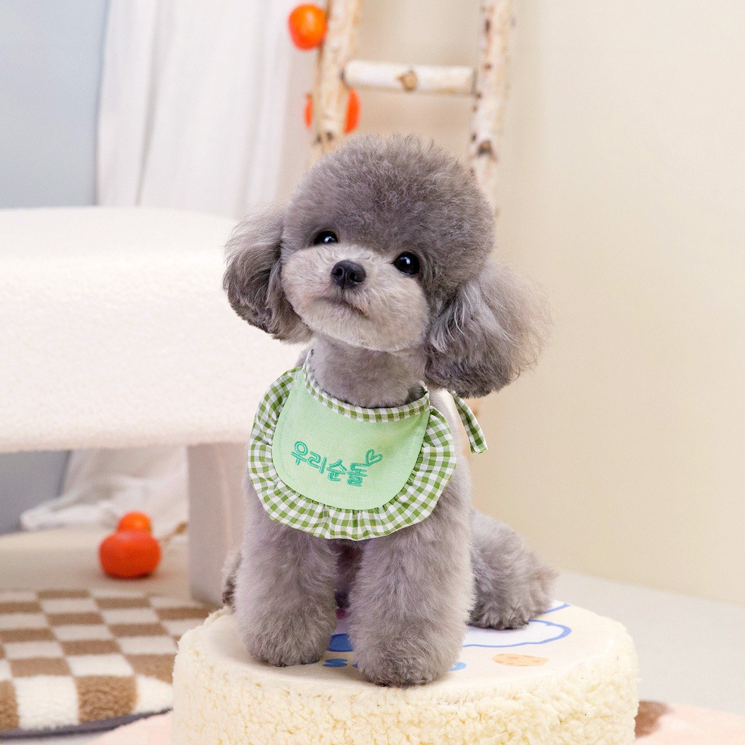 Cute Dog Bandana Puppy Cat Flower Scarfs Washable Daily Handkerchief Semicircle Scarf Bibs Saliva Towel