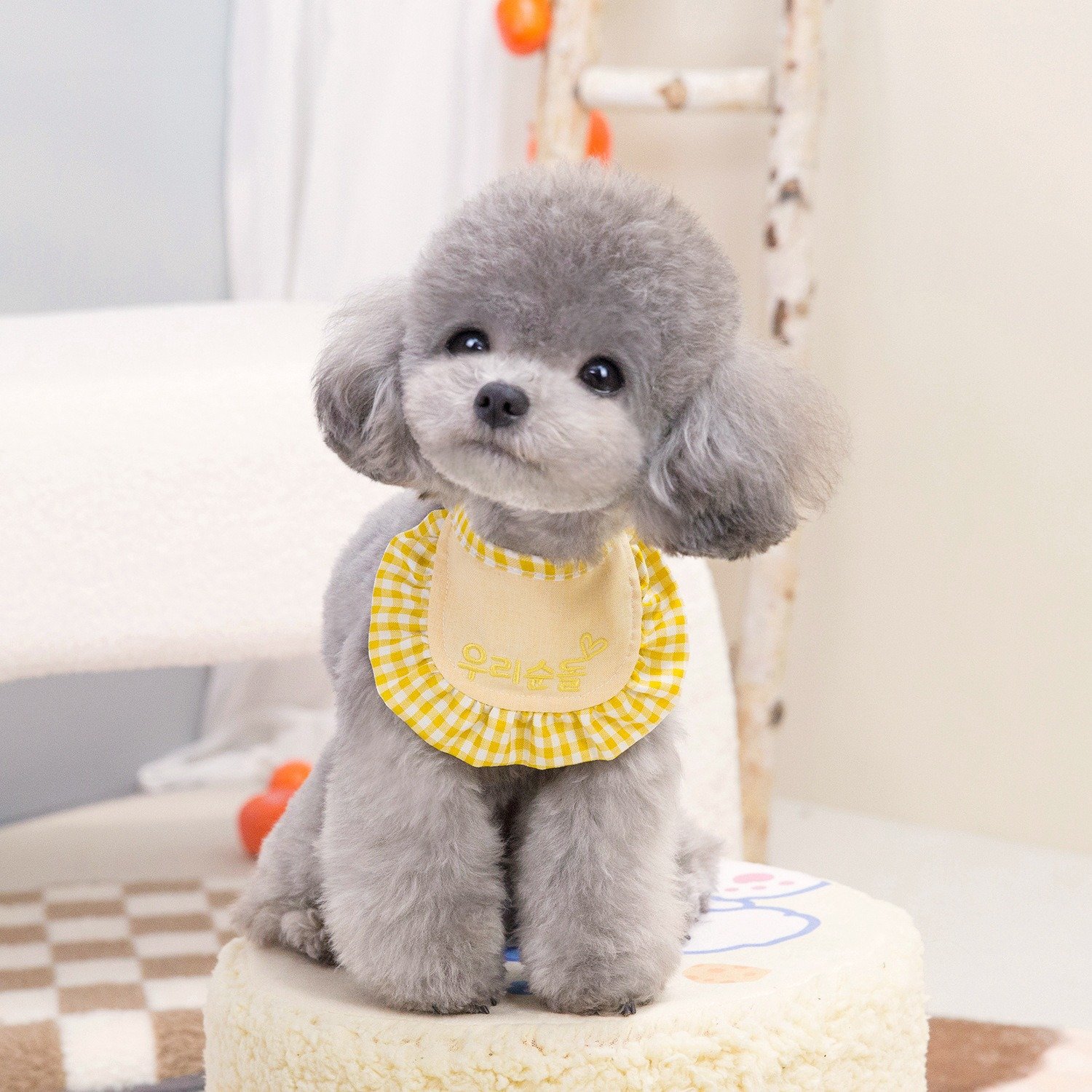Cute Dog Bandana Puppy Cat Flower Scarfs Washable Daily Handkerchief Semicircle Scarf Bibs Saliva Towel