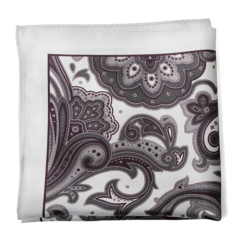 2024 New Styles High Quality Men's Handkerchief Custom Logo ODM/OEM Service Digital Printed Pocket Square For Wholesale