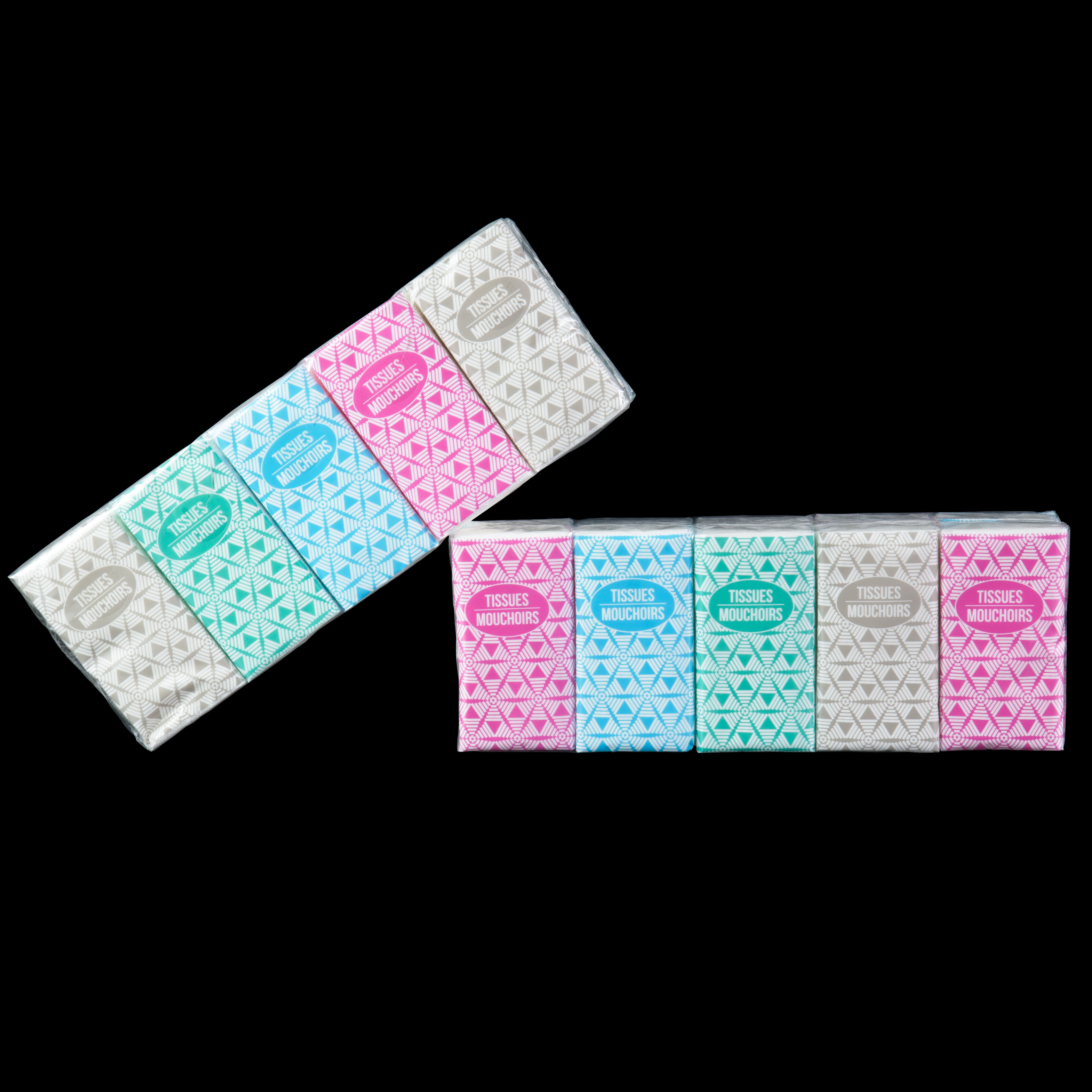 New Products Customized Standard Bulk Facial Handkerchief Pocket Tissue Paper Mini Pocket Tissue Pack