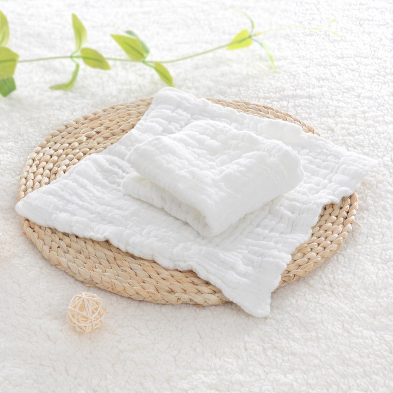 Baby Muslin Washcloths - Natural Muslin Cotton Baby Wipes - Soft Newborn Baby Face Towel and Muslin Washcloth for Sensitive Skin