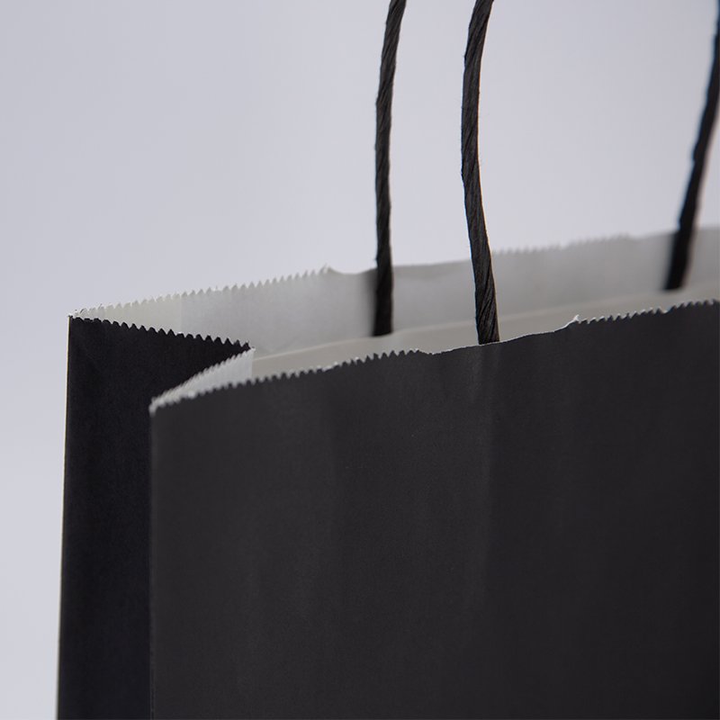 HDPK Fine Quality Custom Paper Bag Sac Kraft with Round Twisted Paper Handle Sacs en Papier in Any Size