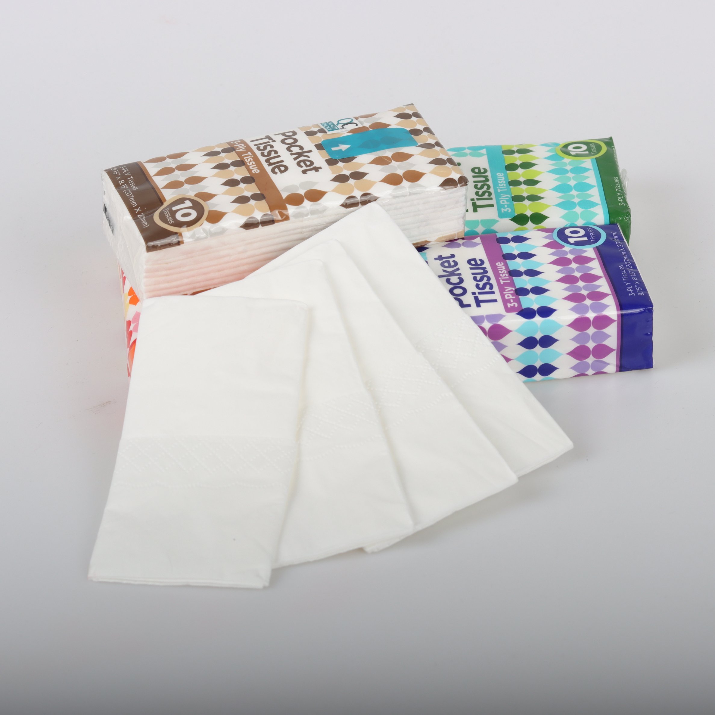 Widely Used Superior Quality Custom Logo handkerchief Pocket Tissue Paper