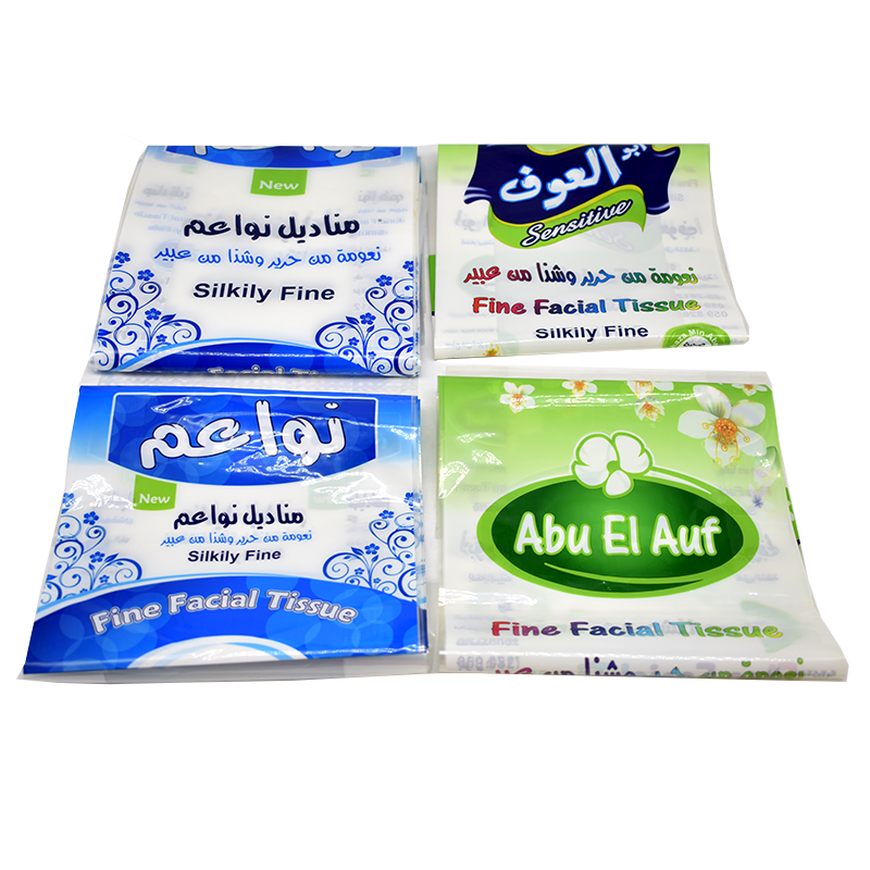 Custom Printed Facial Tissue Packaging Bag Tissue Paper Packaging Bag