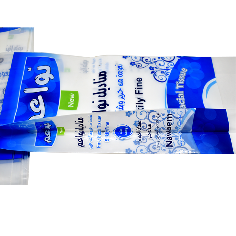 Custom Printed Facial Tissue Packaging Bag Tissue Paper Packaging Bag