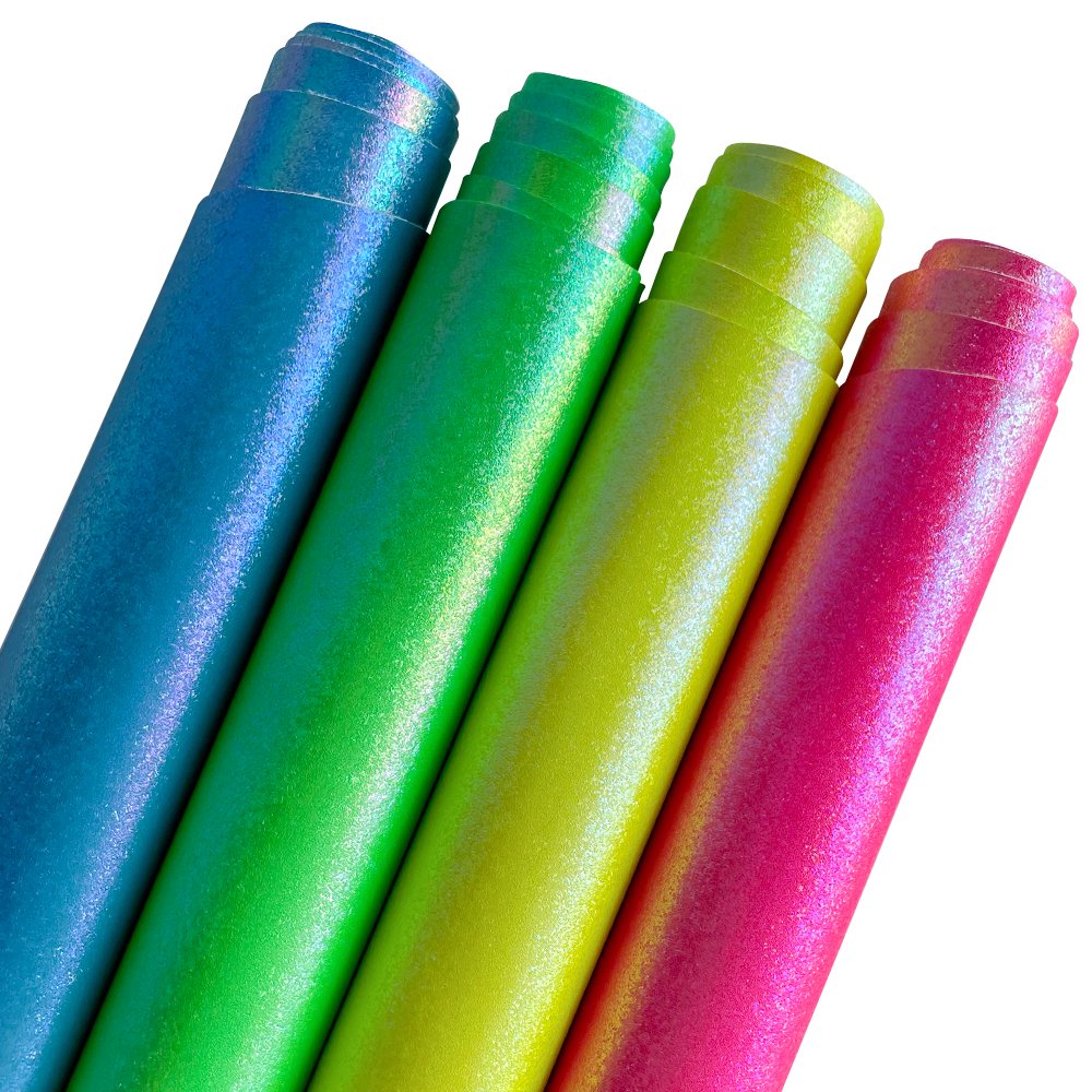 Factory Outlet Glitter Colored Ribbon Design Synthetic Artificial Fabric Leather Roll Shiny Leatherette Material For Upholstery