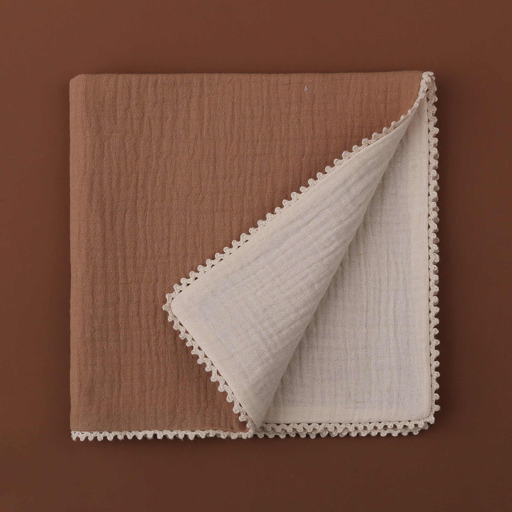 100% Organic Cotton Baby Swaddle Muslin Blankets For Winter Wrap Blanket