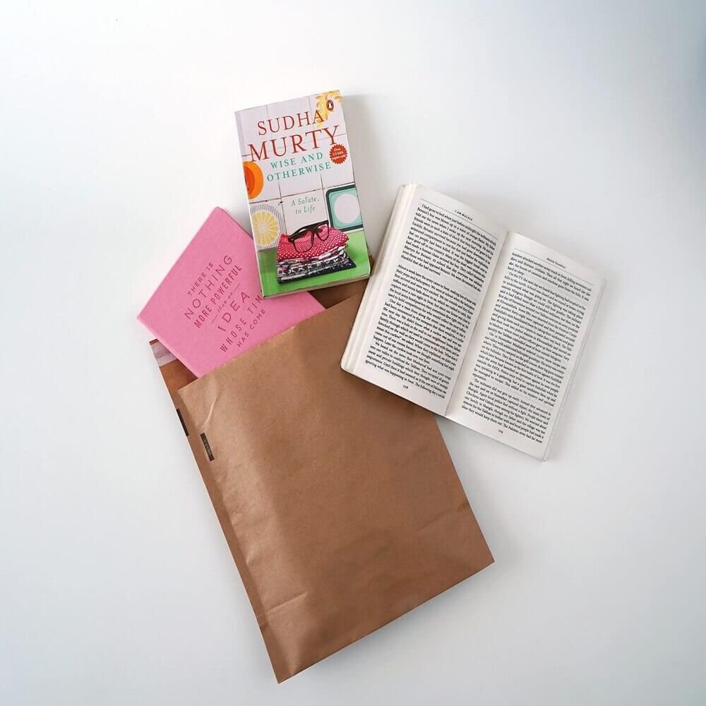 New Arrival Kraft Paper Mailer Packing Recyclable Color Kraft Paper Envelope Heavy Duty Bag For Clothing
