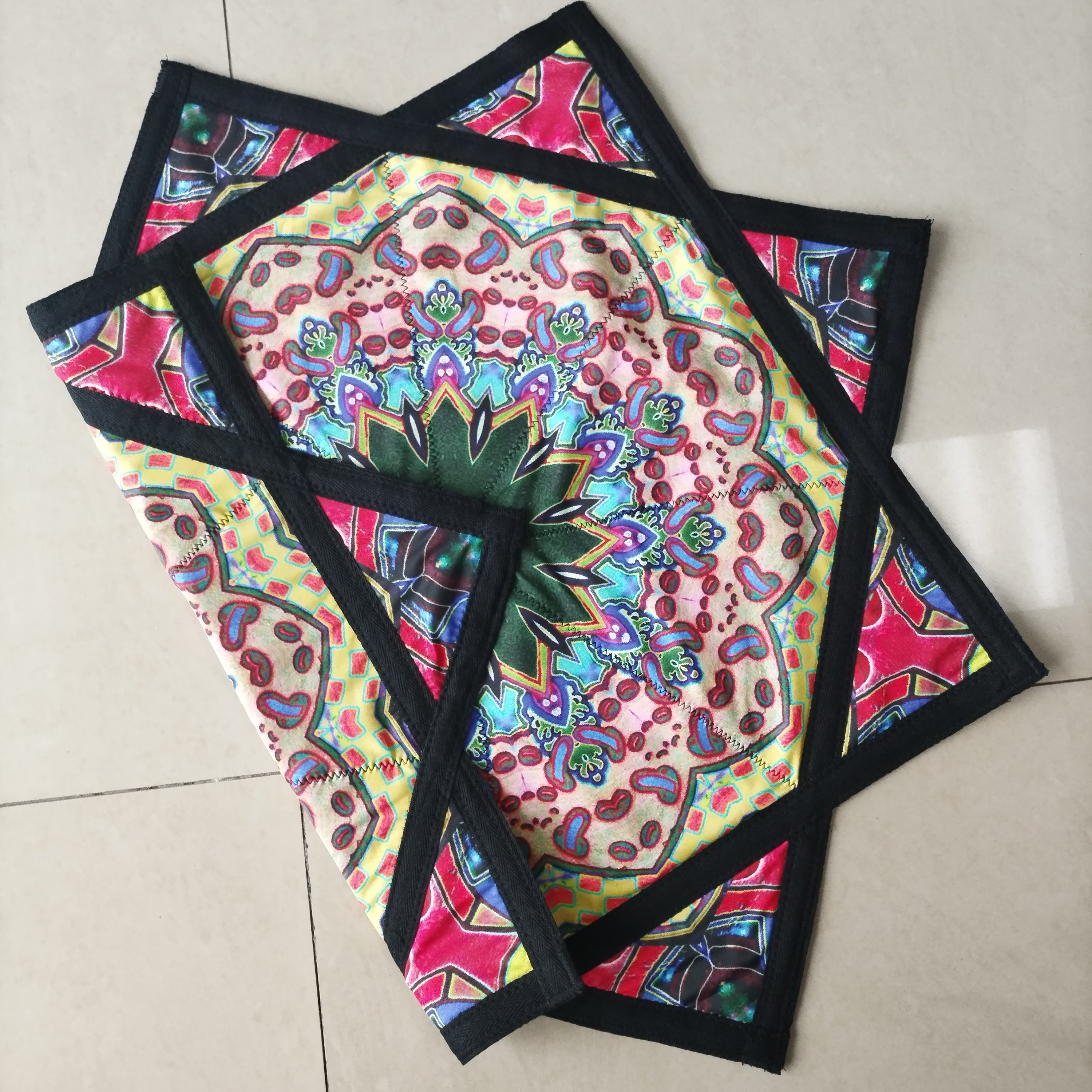 Wholesale UV Double-side Printing Dapo star 18 Inch Handkerchief Flowstar Flowtoys Flyper for Fun