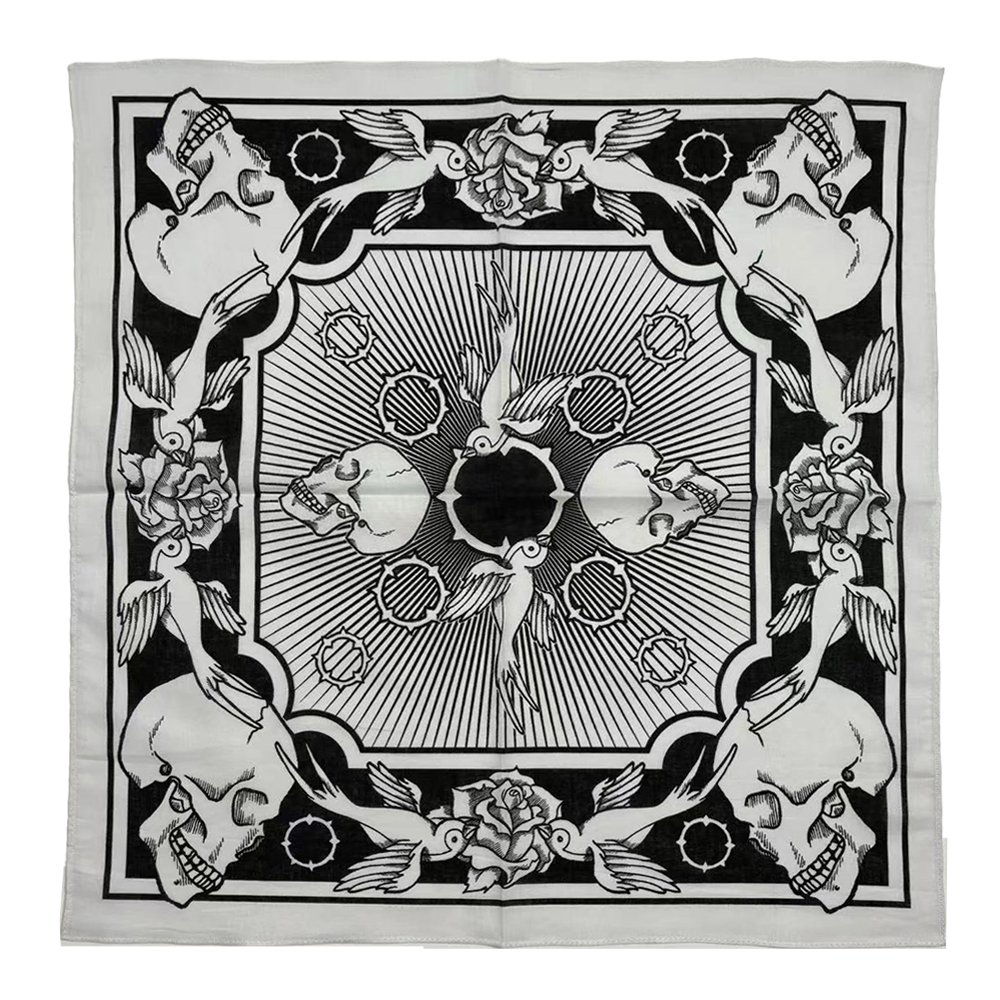 Wholesale Customized Motorcycle Bandana New Design Square Cotton Scarf & Handkerchiefs in Multi Colors