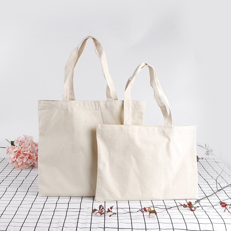 Eco Friendly Shopping Grocery Tote Bag Reusable 12oz Cotton Canvas Tote Bag Recycled Cotton Bag