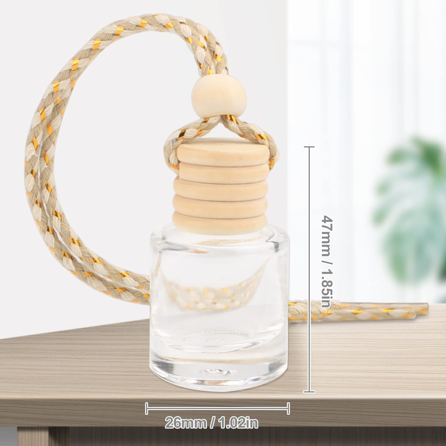 Long Lasting Luxury Aromatic Black Walnut Pine Wood Diffuser Car Vent Liquid reusable Air Freshener Clip Car Perfume Diffuser