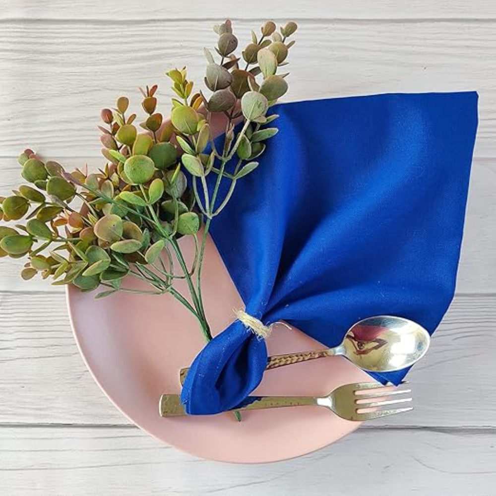 Cotton Polyester Kitchen Napkins Plain White Customized Logo Dishcloth Restaurant Bar Napkin Kitchen Towels