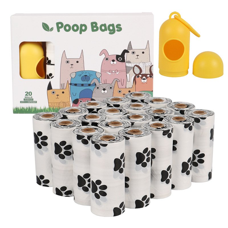 YURUI Factory Compostable Corn Starch Scented Custom Disposal Bag Compostable Eco-friendly Biodegradable Pet Waste Dog Poop Bag