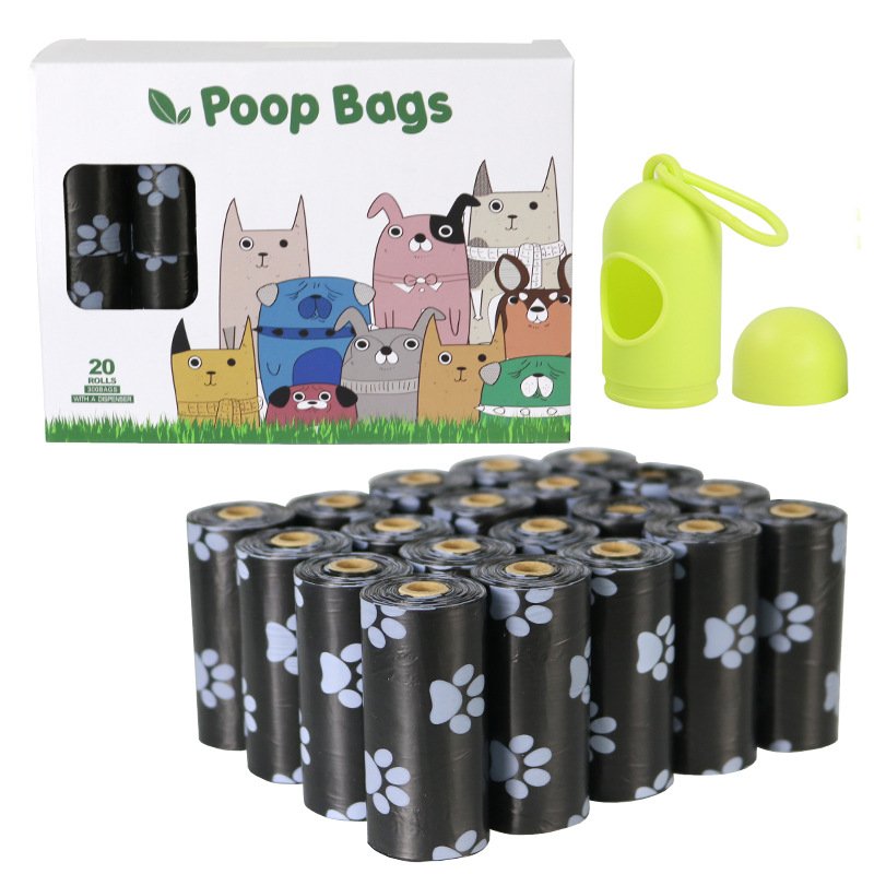 YURUI Factory Compostable Corn Starch Scented Custom Disposal Bag Compostable Eco-friendly Biodegradable Pet Waste Dog Poop Bag