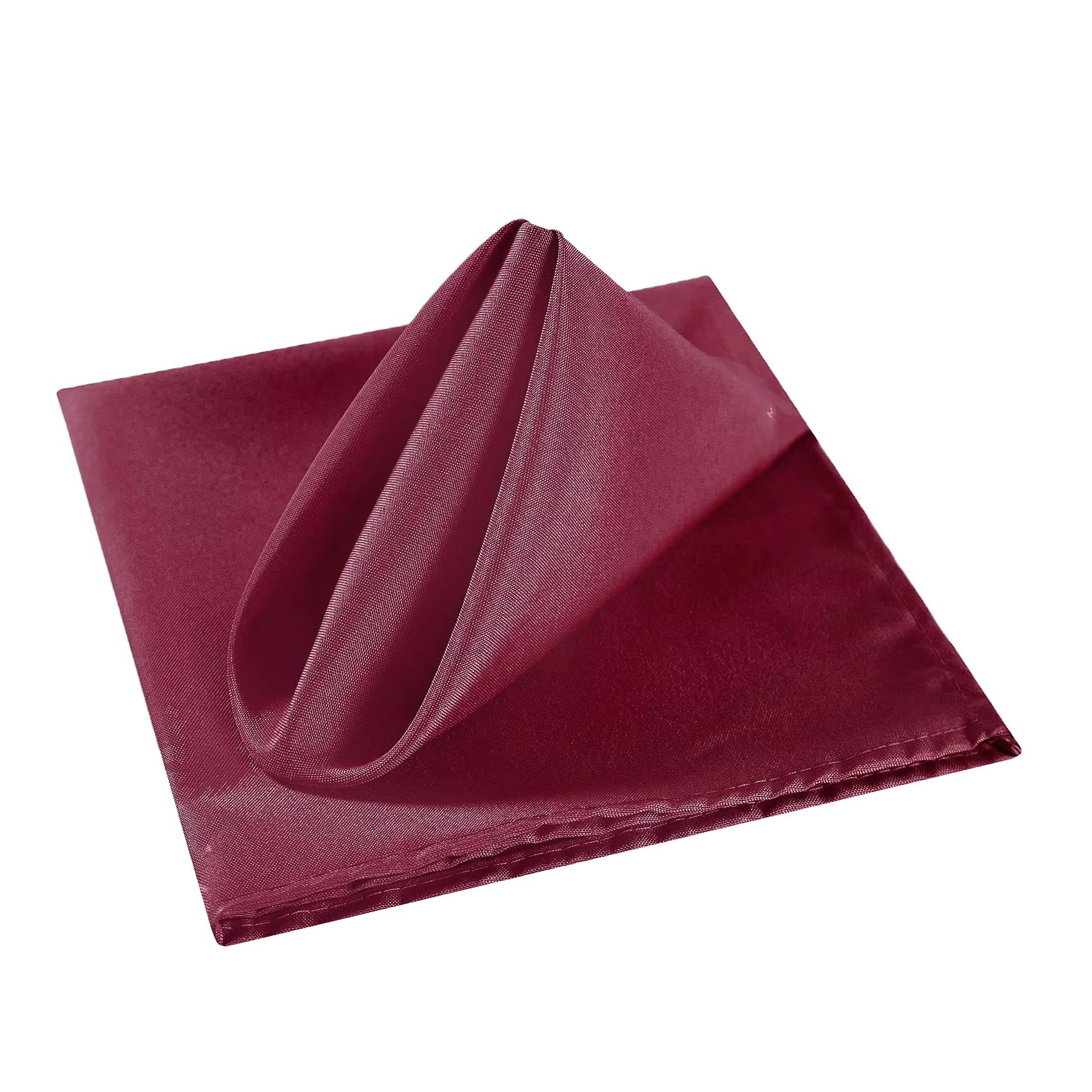 20 Inches Soft Handkerchief Reusable Stain-Resistant Personalized Napkin Wedding Luxury Decoration Red Dinner Napkins